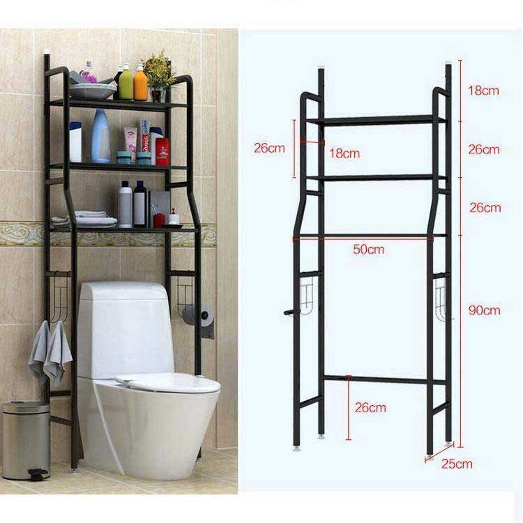 Tận dụng không gian phía trên bồn cầu Tận dụng không gian phía trên bồn cầu