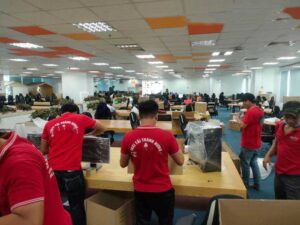 Quy trình chuyển văn phòng tại Long Biên của Taxi Thành Hưng